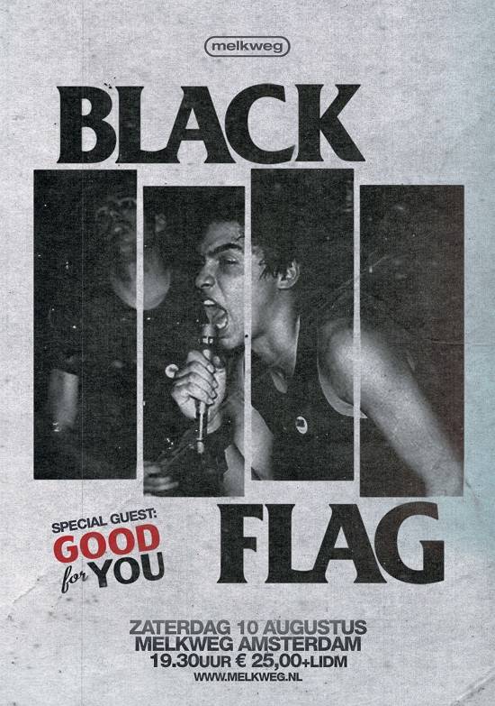 Sedate Bookings presents: BLACK FLAG in Melkweg Amsterdam